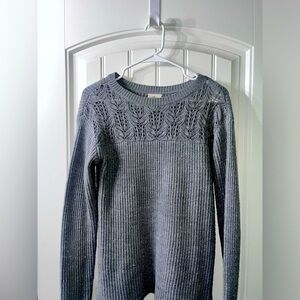 Grey long sweater